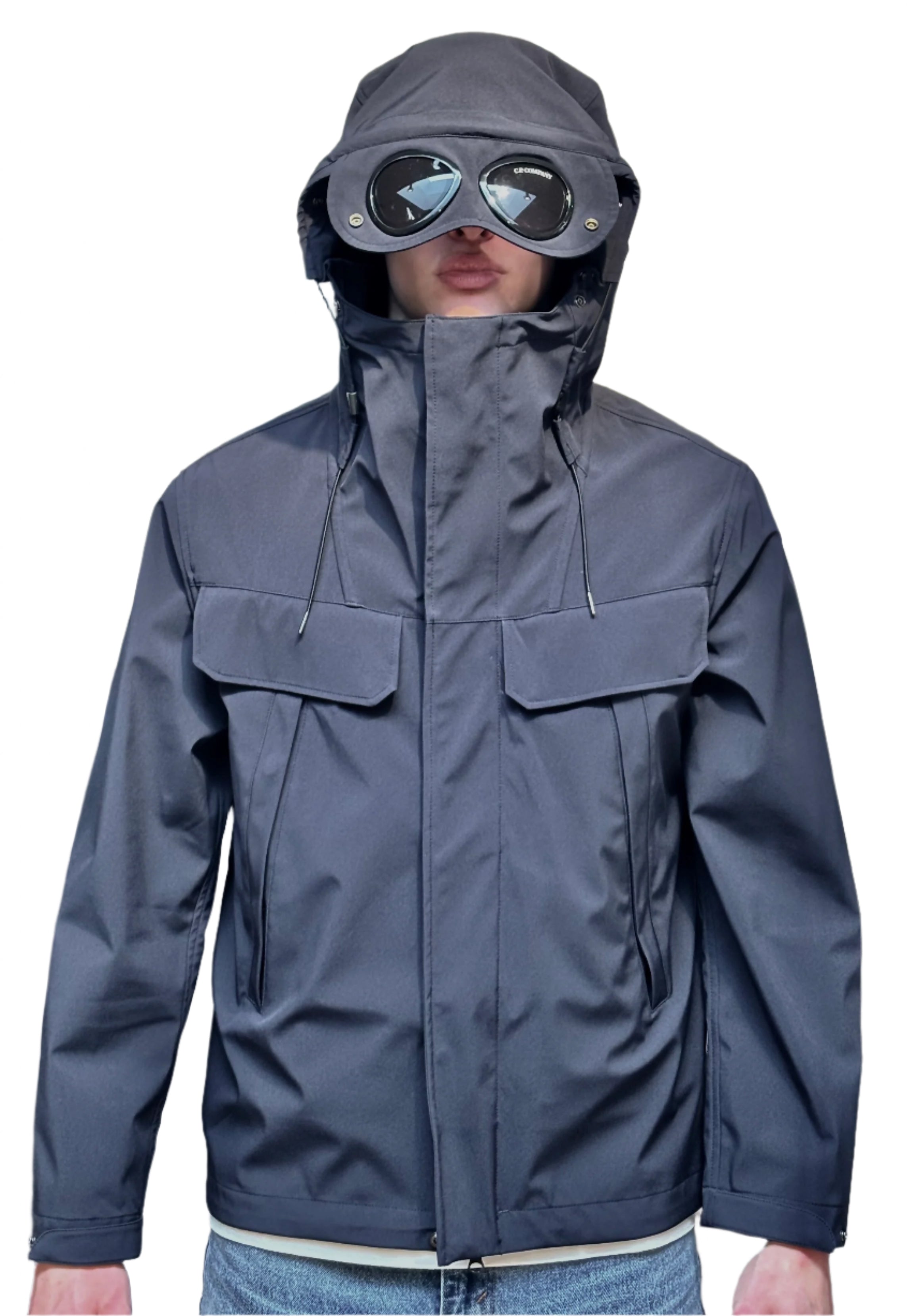COMPANY Goggle Midweight Navy Jacket – Burrows Too