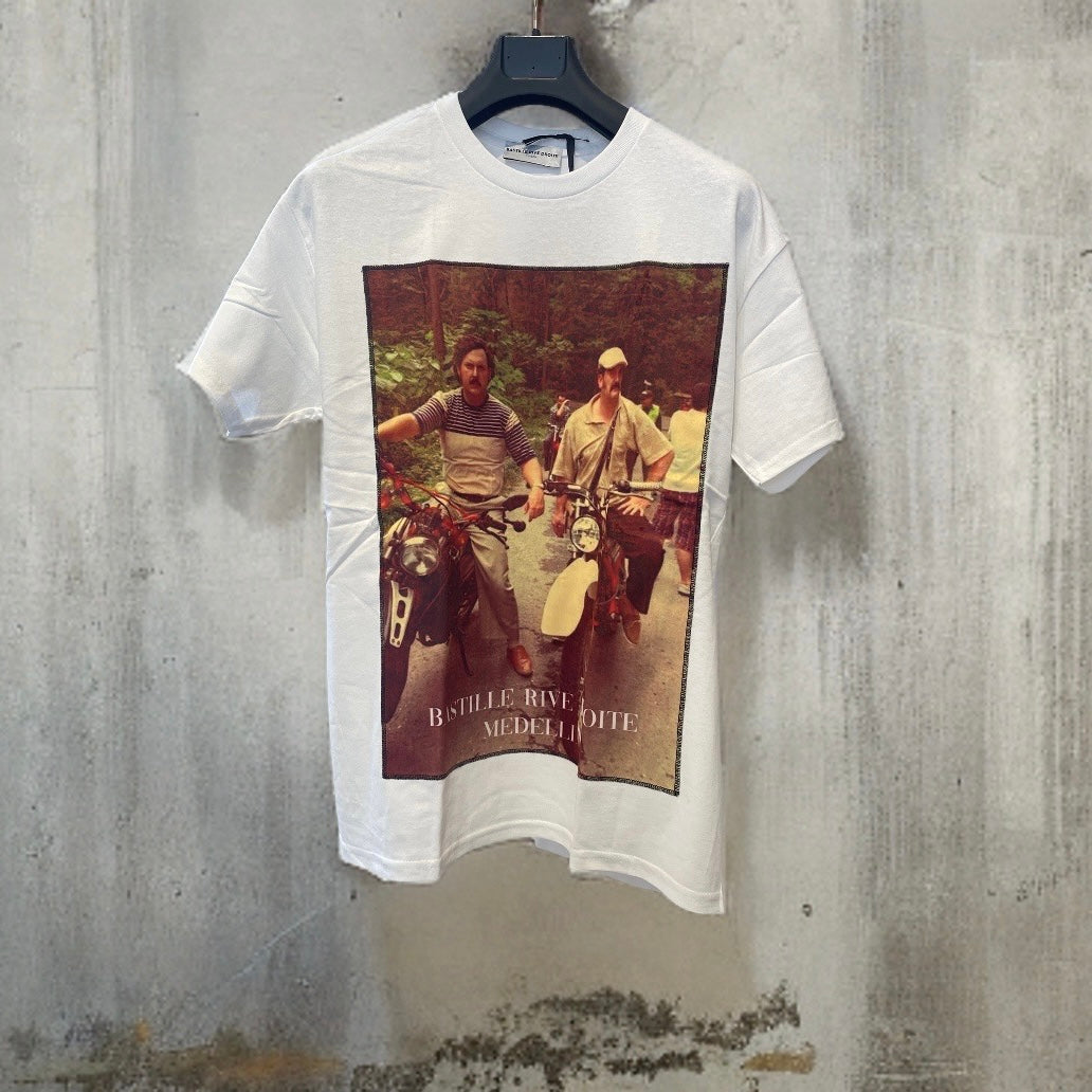 BASTILLE Rive Droite Medellin T-Shirt WHITE