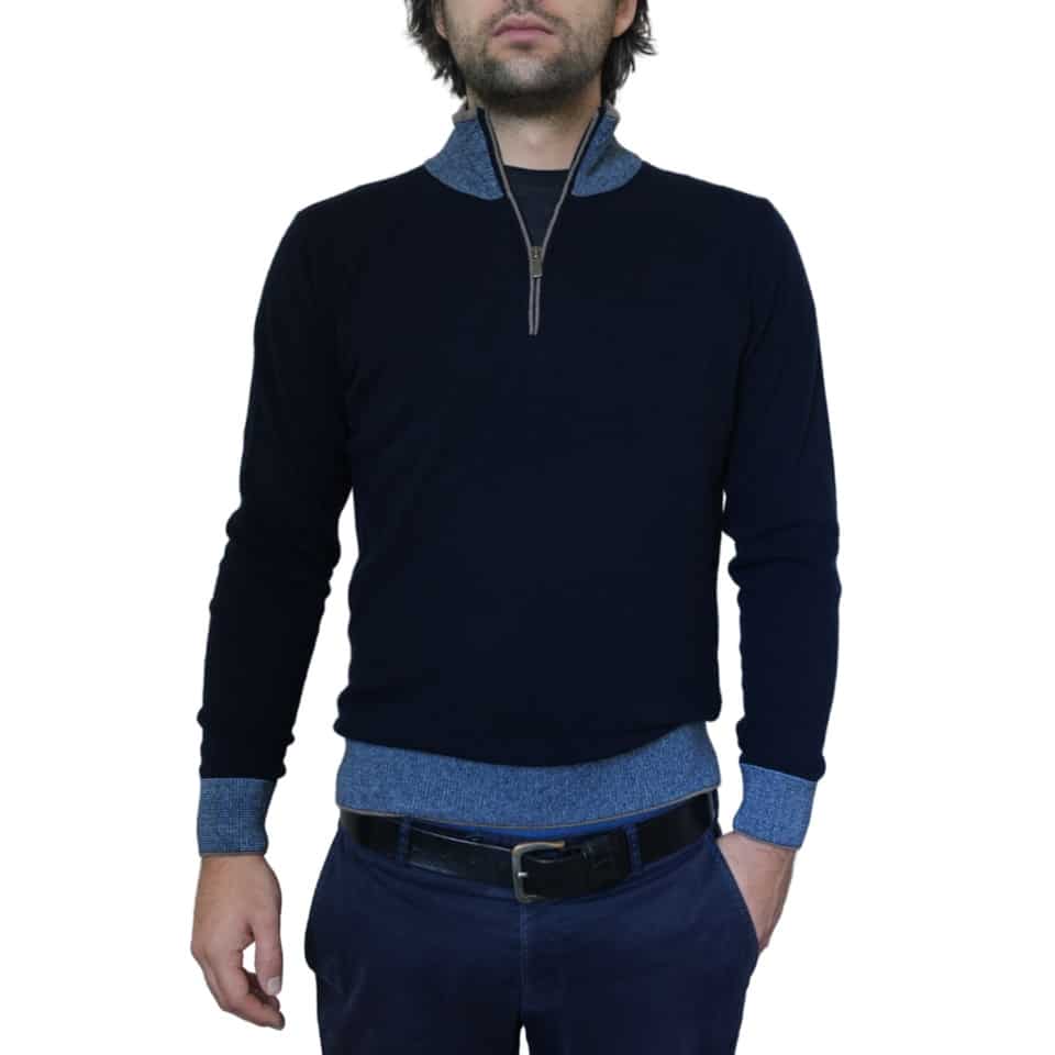 CODICE Cotton Zip Navy