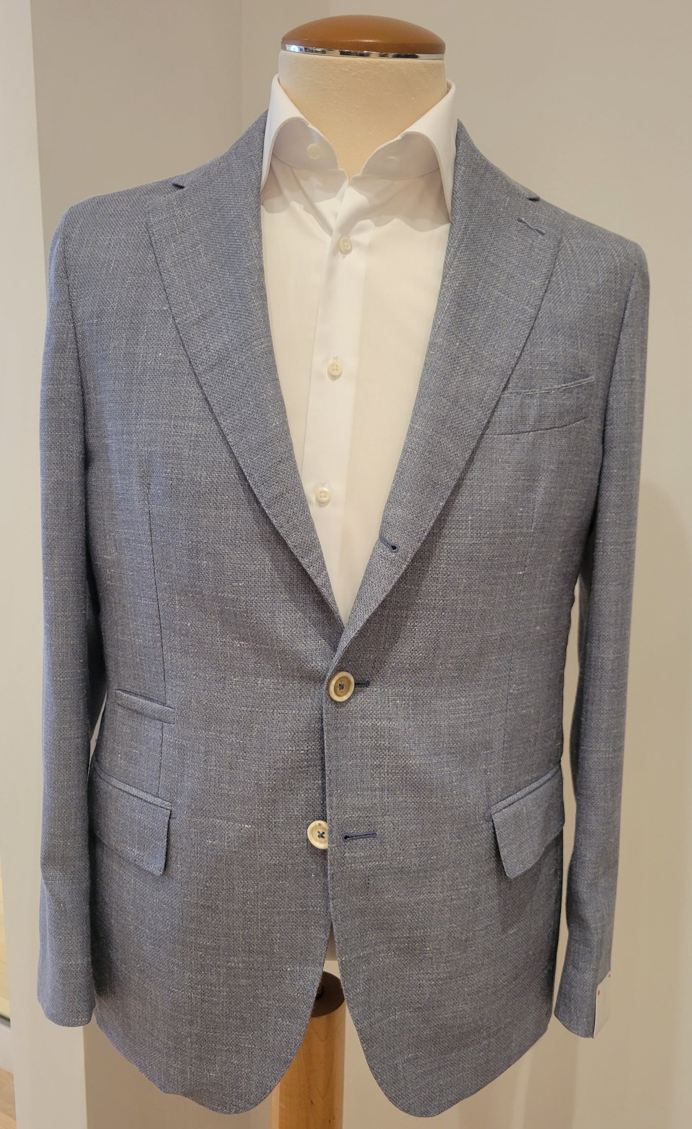ELEVENTY tailored blue/grey single jacket