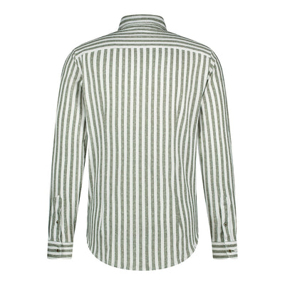 BLUE INDUSTRY Bold Striped Shirt | OLIVE