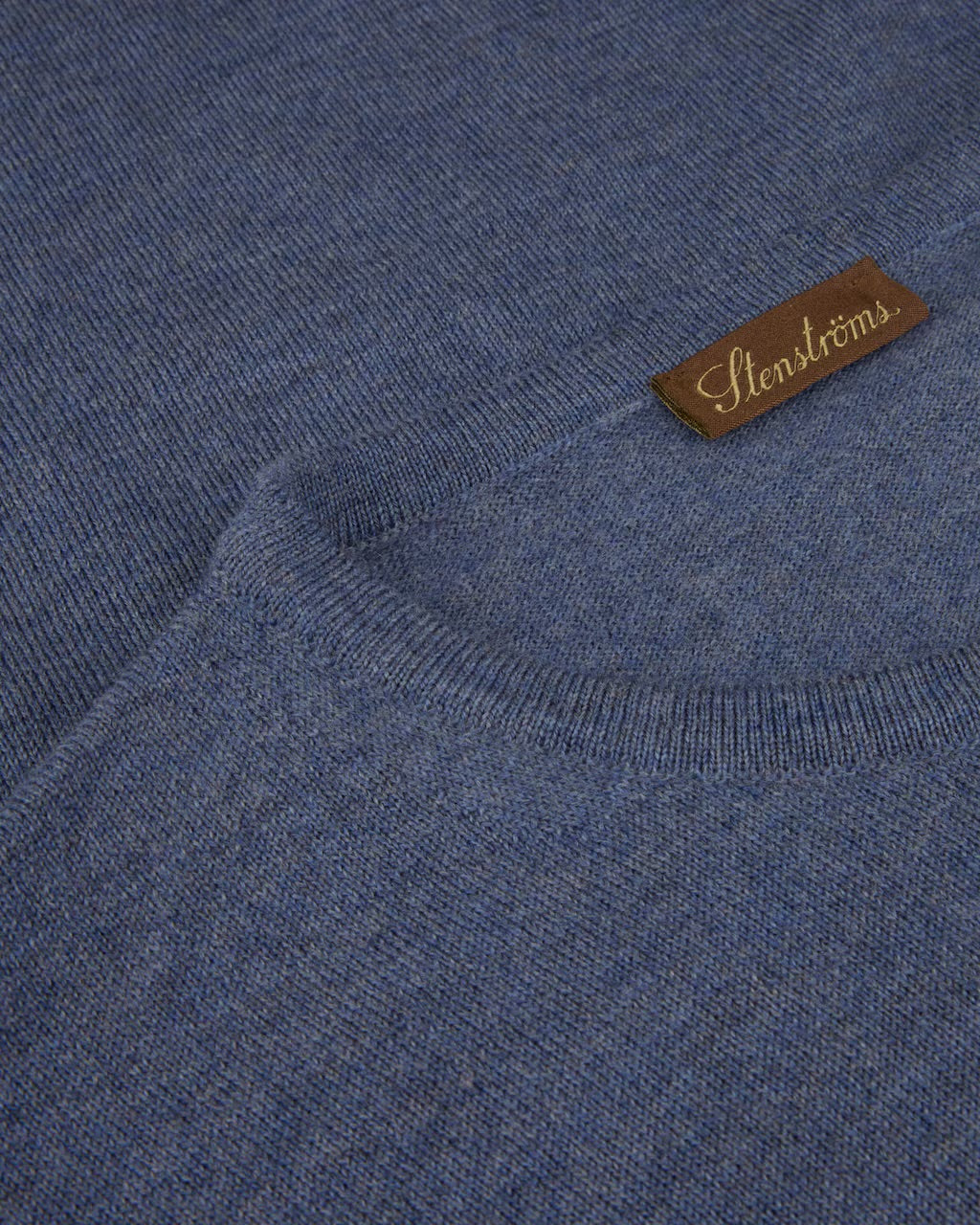 STENSTROMS Merino Wool Crew Neck | BLUE