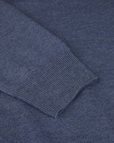 STENSTROMS Merino Wool Crew Neck | BLUE