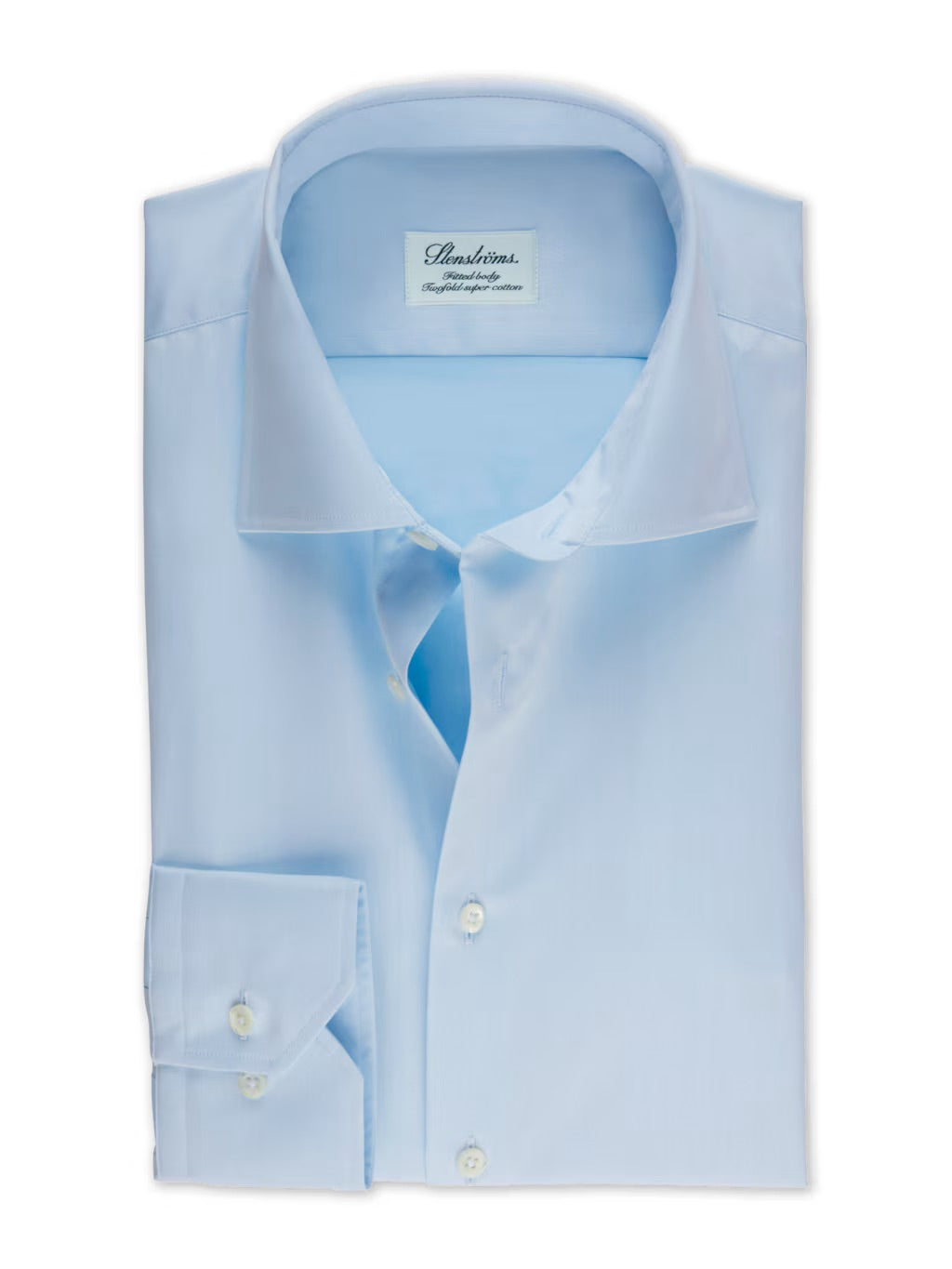 STENSTROMS Plain Blue Shirt