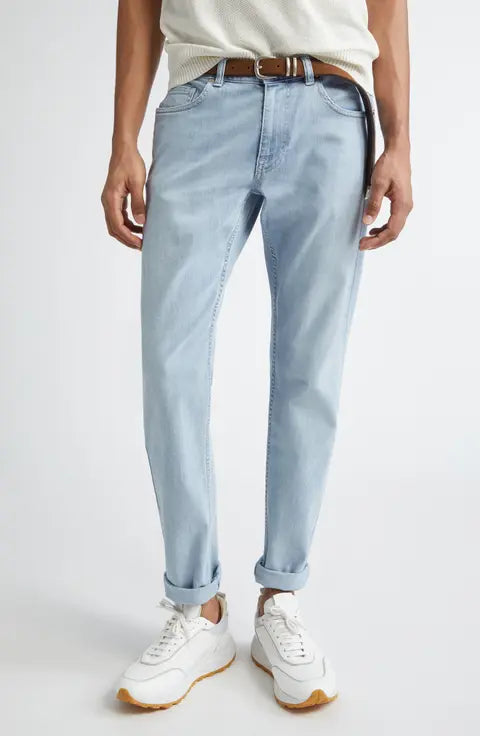 ELEVENTY Light Twill Jean Blue
