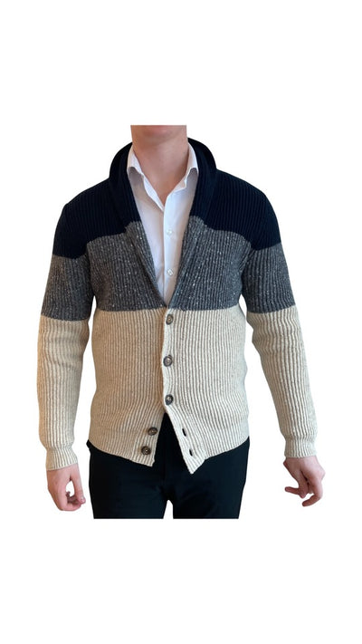ELEVENTY multi stripe Cardigan