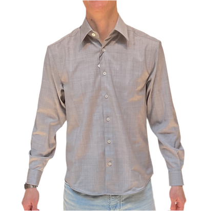 XACUS Wool Shirt Grey