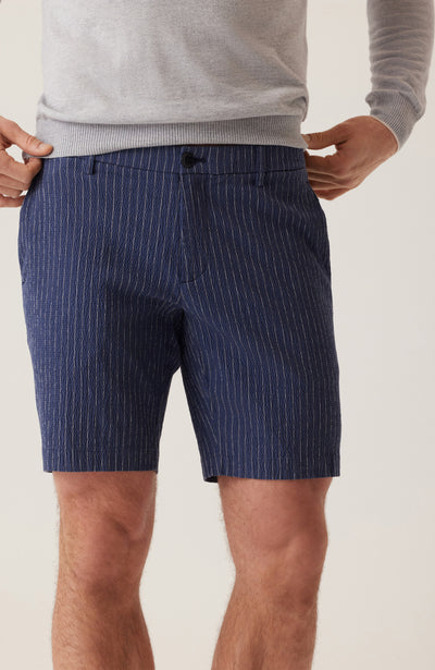 DEKE Seersucker Stripe Short Navy