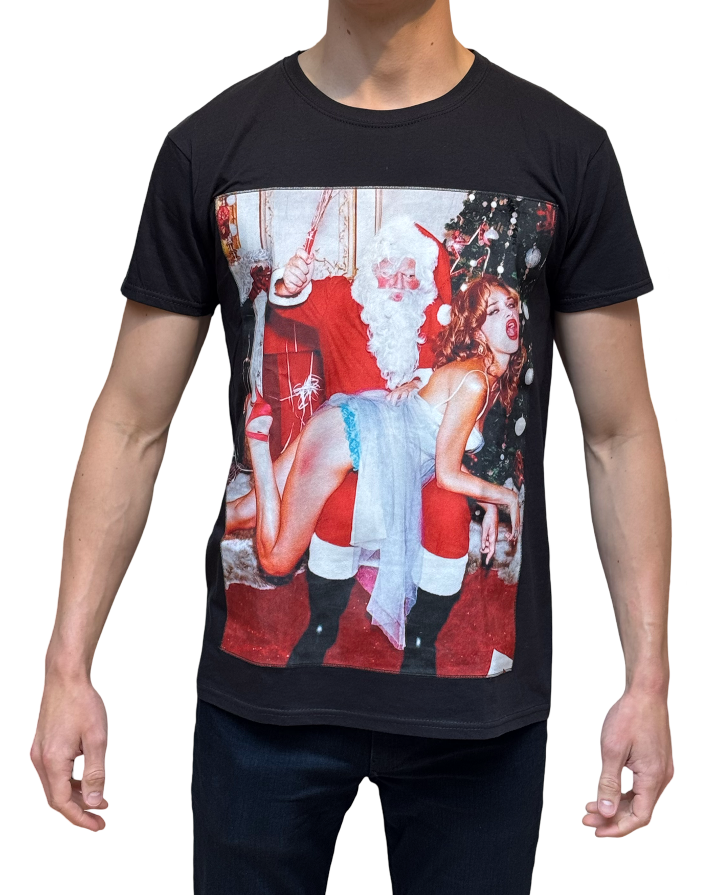 BASTILLE T-Shirt ANGRY SANTA | BLACK