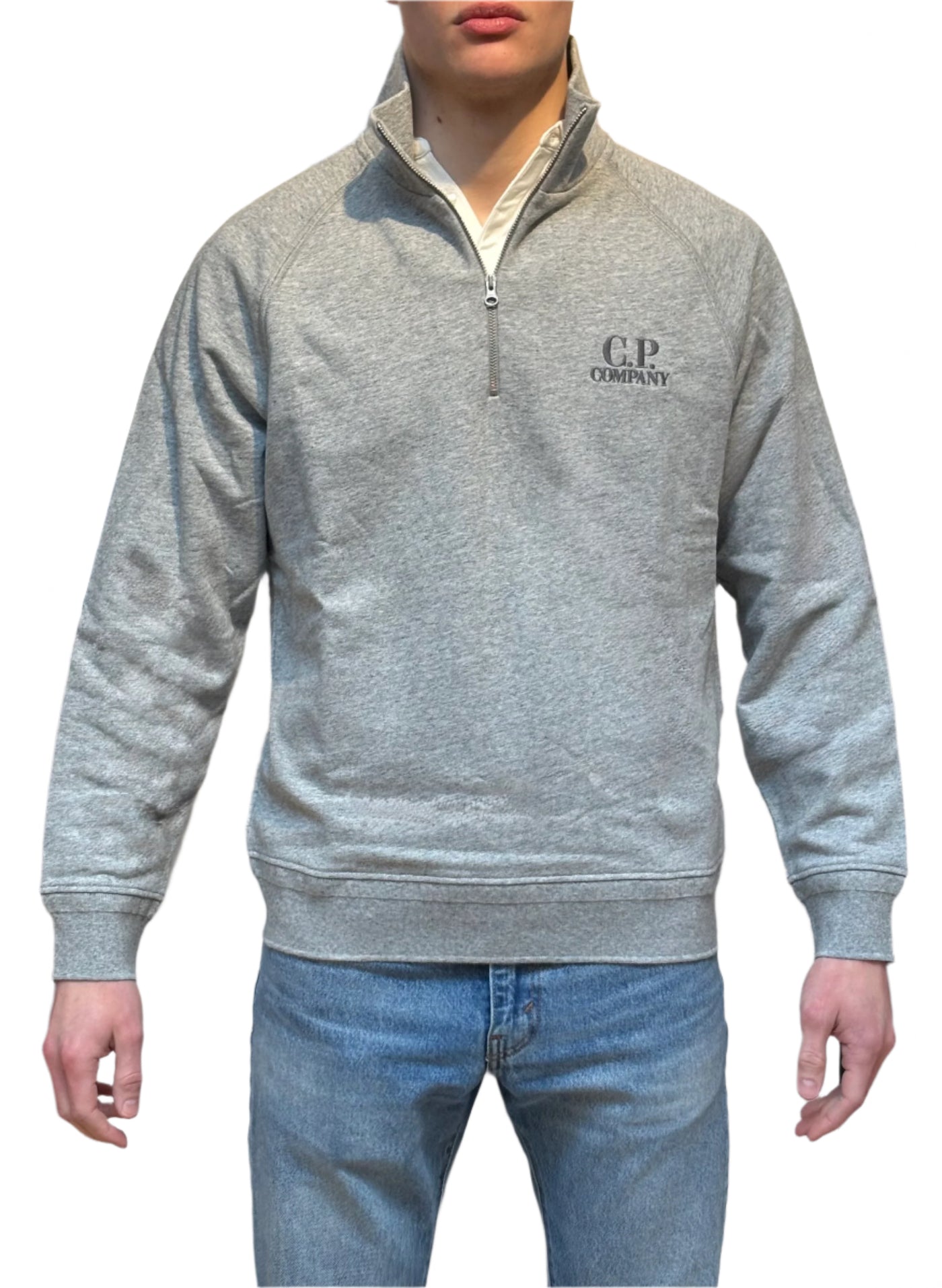 C.P. COMPANY Long Polo Grey