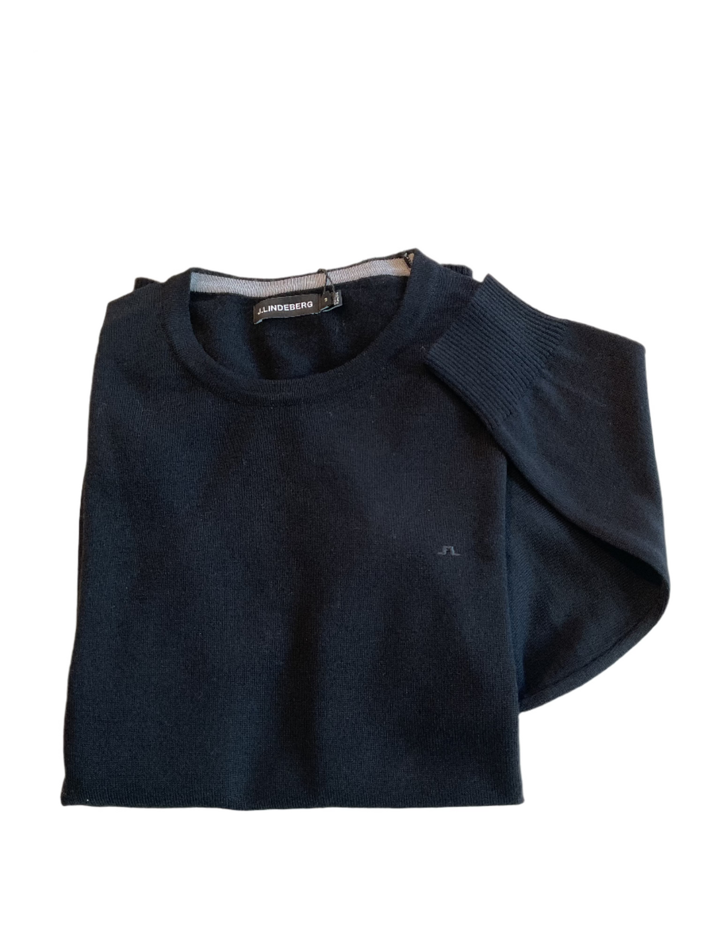 J. LINDEBERG Lyle Crew Knit Black