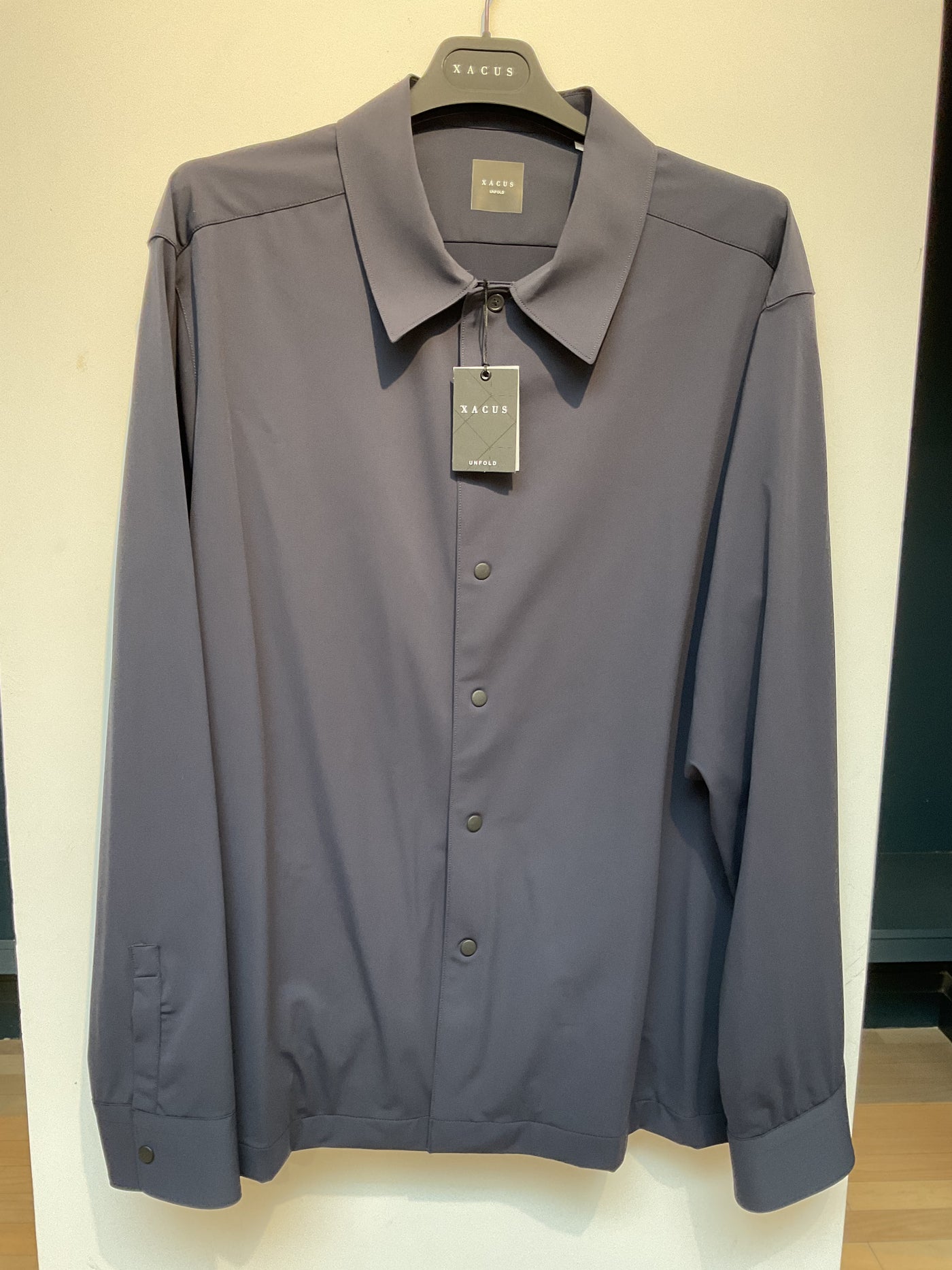 XACUS Tech Snap Shirt Navy