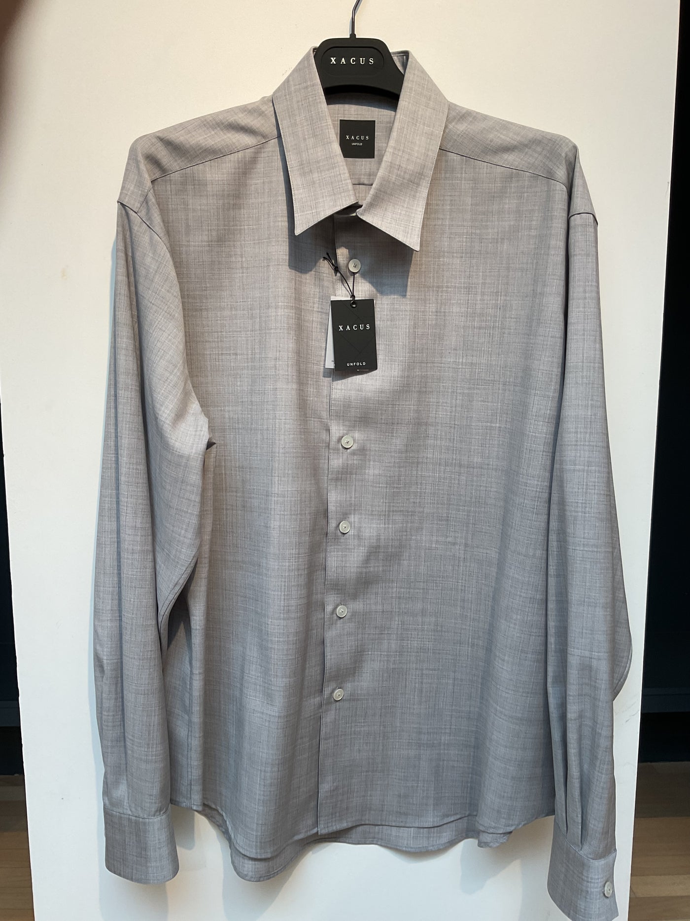 XACUS Wool Shirt Grey