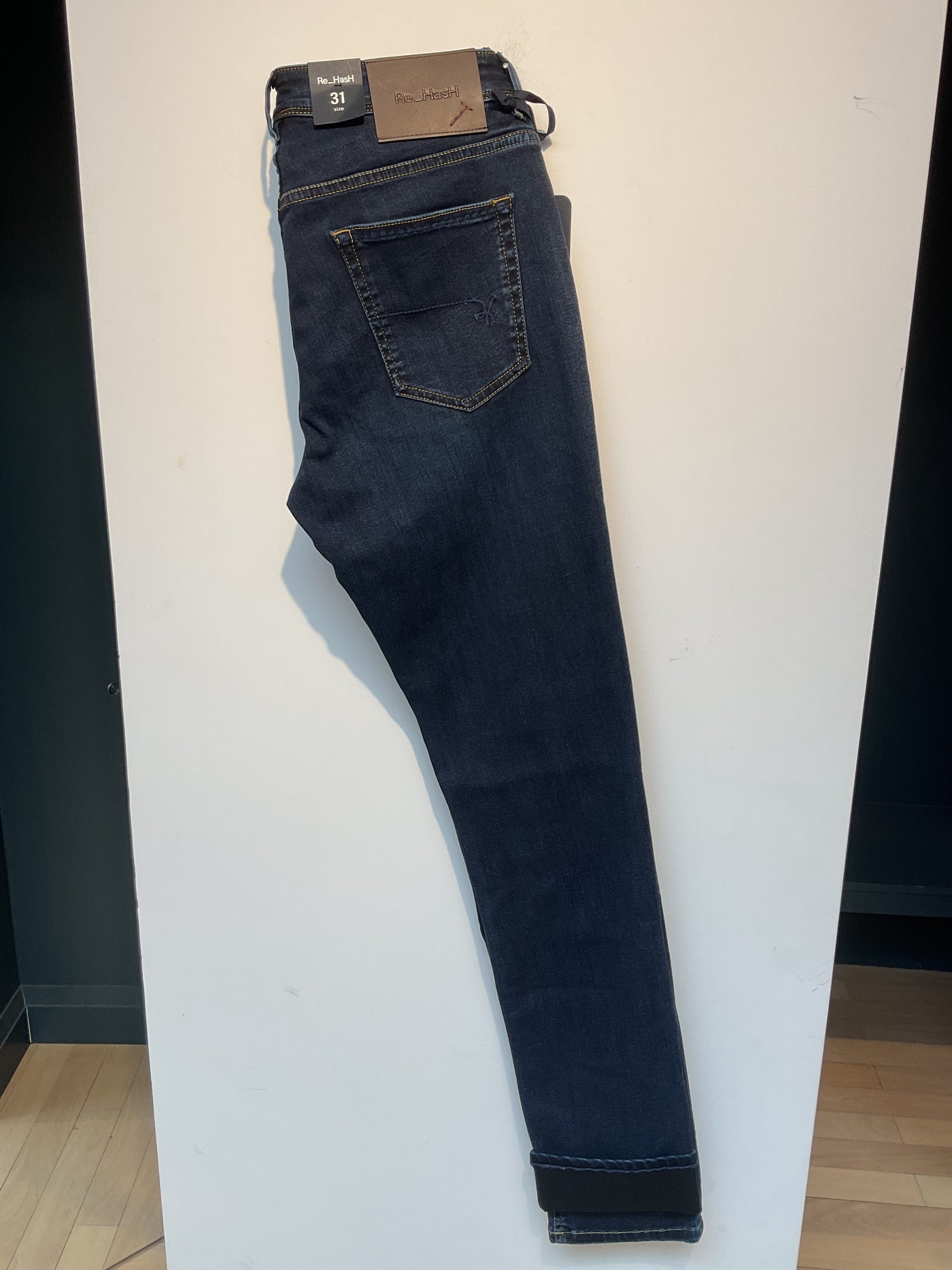 RE-HASH Darkest Wash Denim Blue