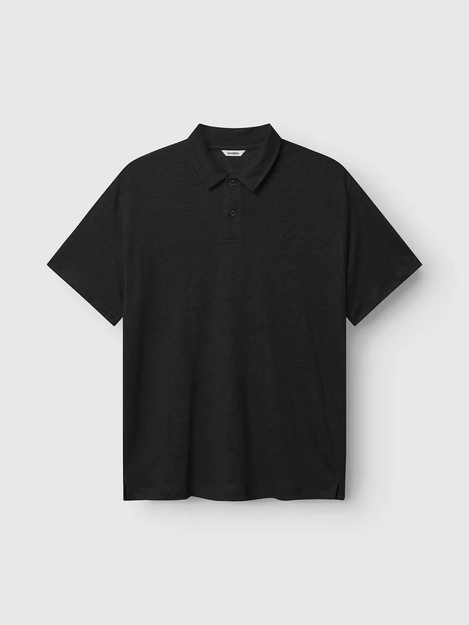 GABBA Duke Polo Linen Black