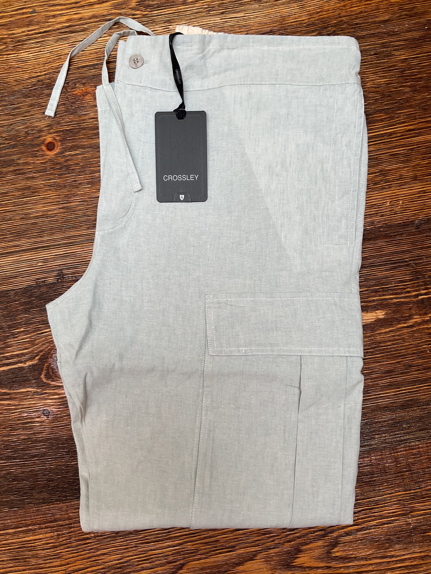 CROSSLEY Cargo Linen Pant Mint
