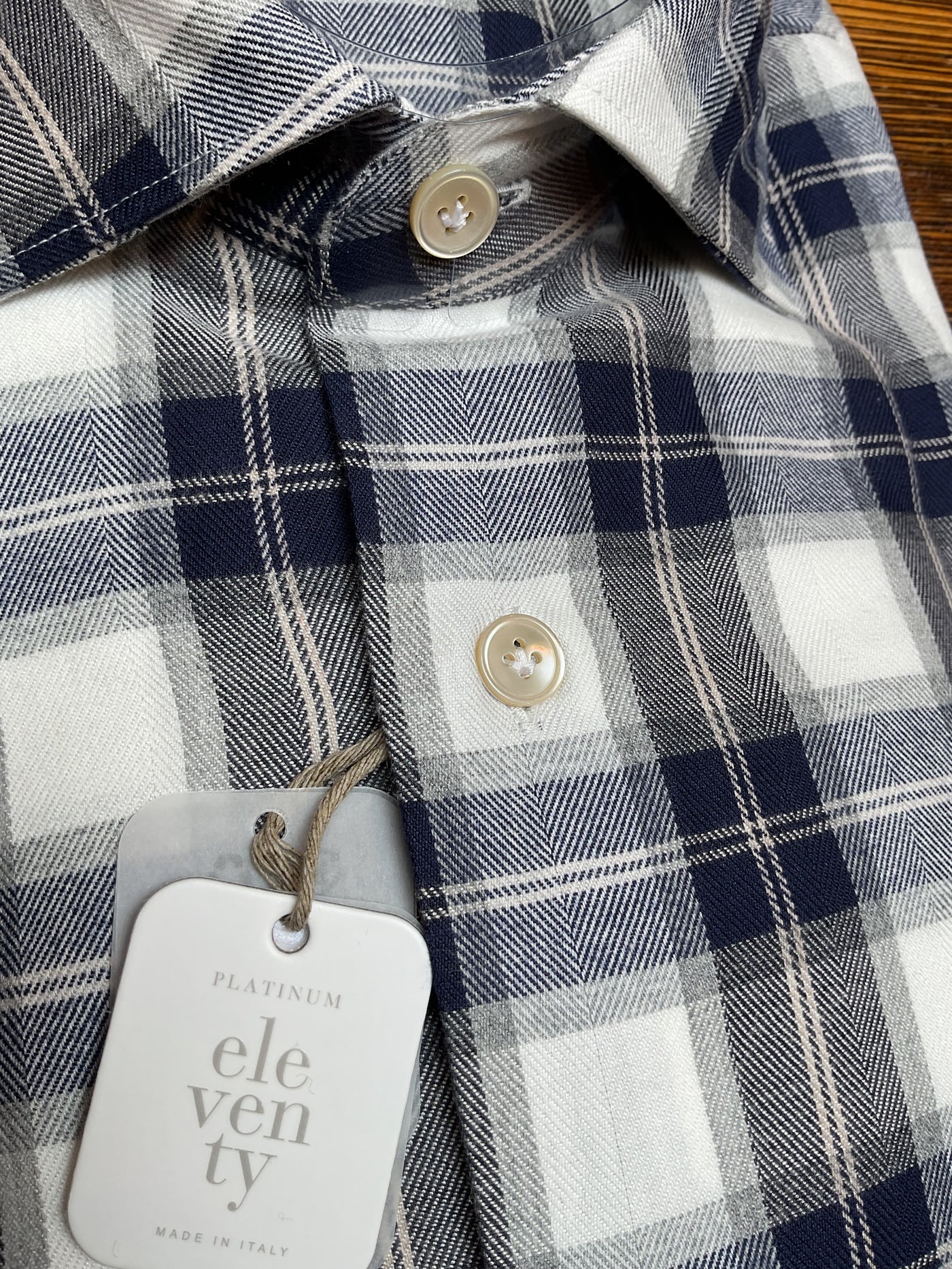ELEVENTY Dandy check Blues