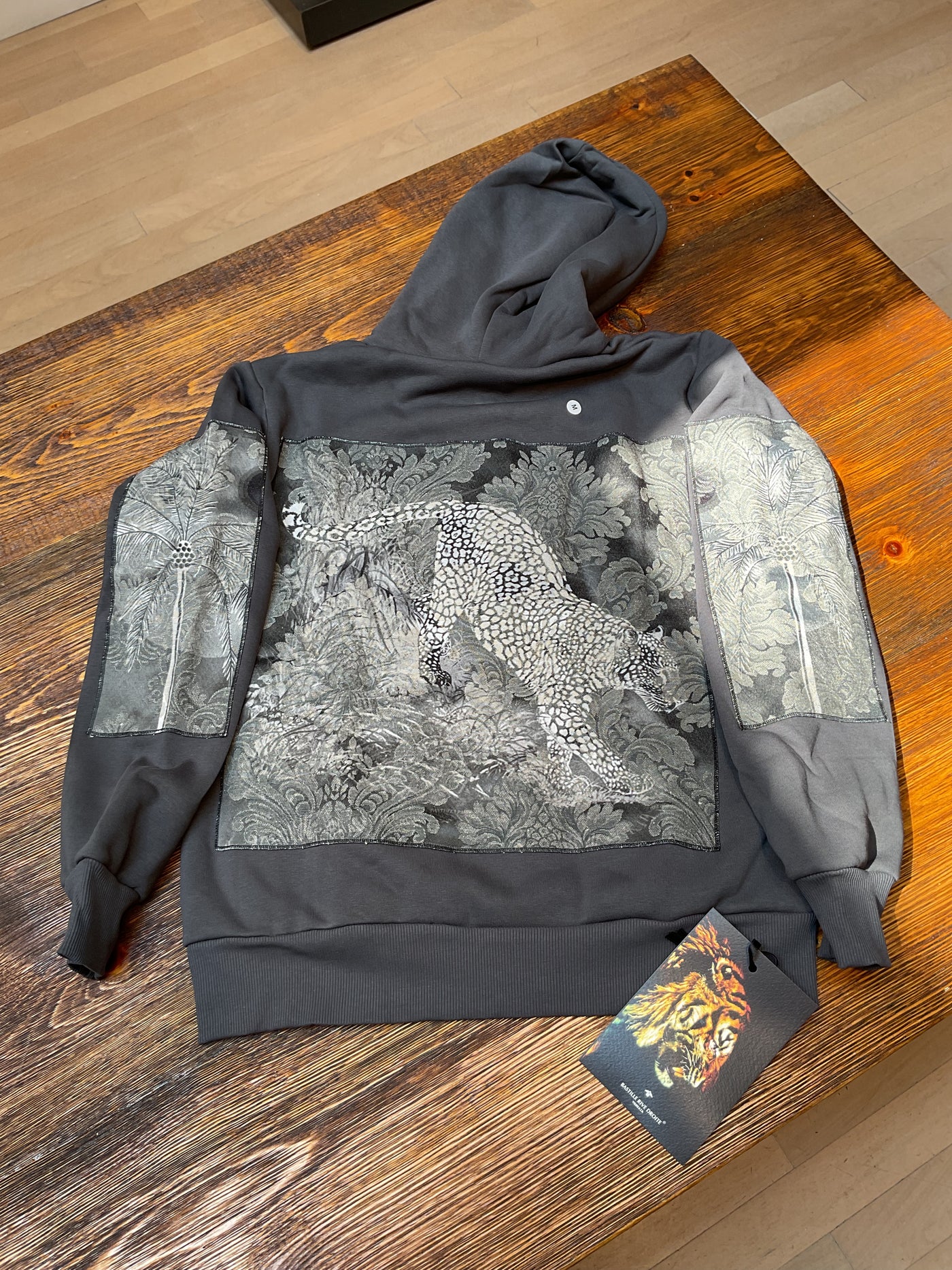BASTILLE Grey Hoodie Pardus