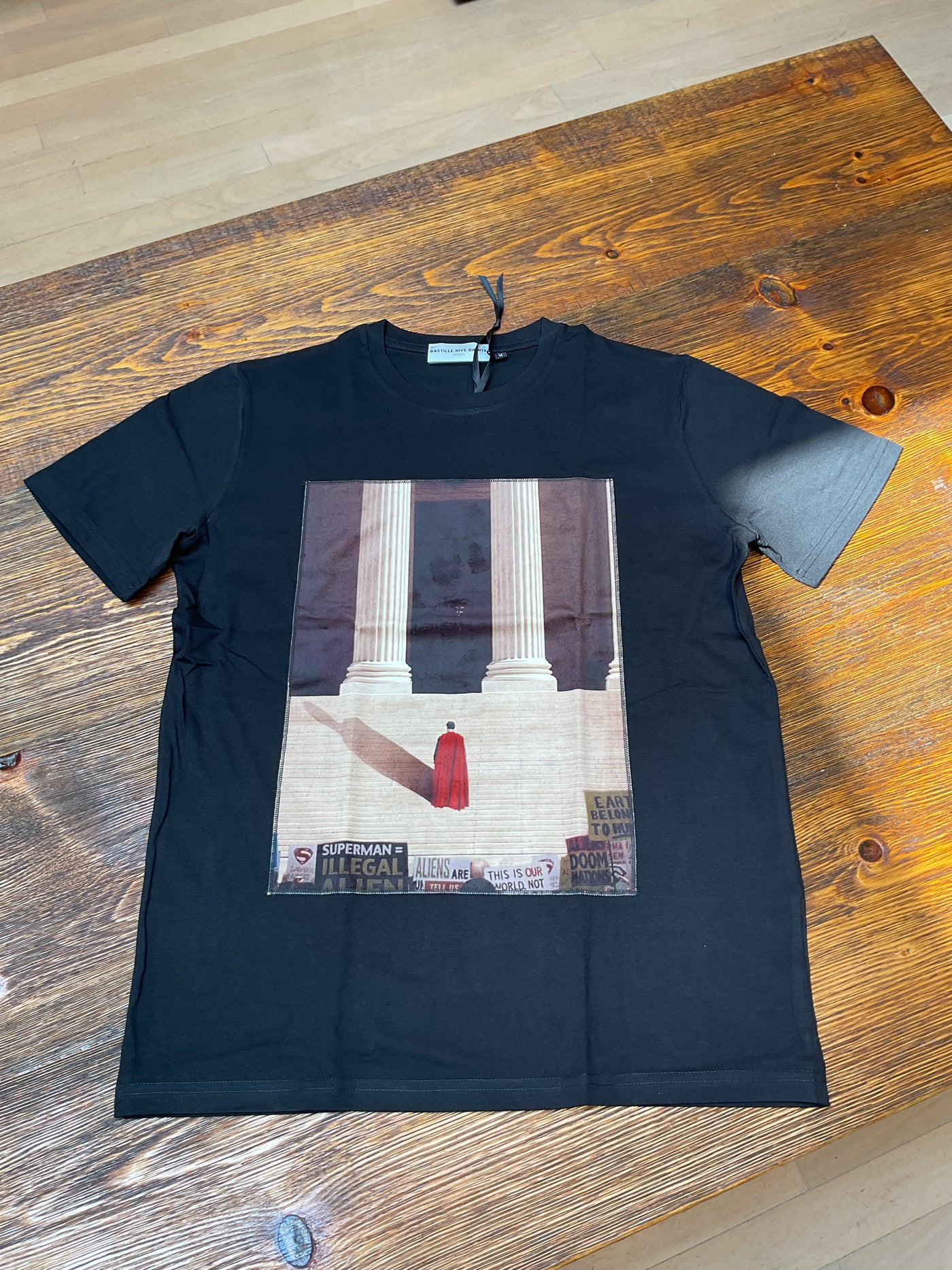 BASTILLE Black Tee Superman