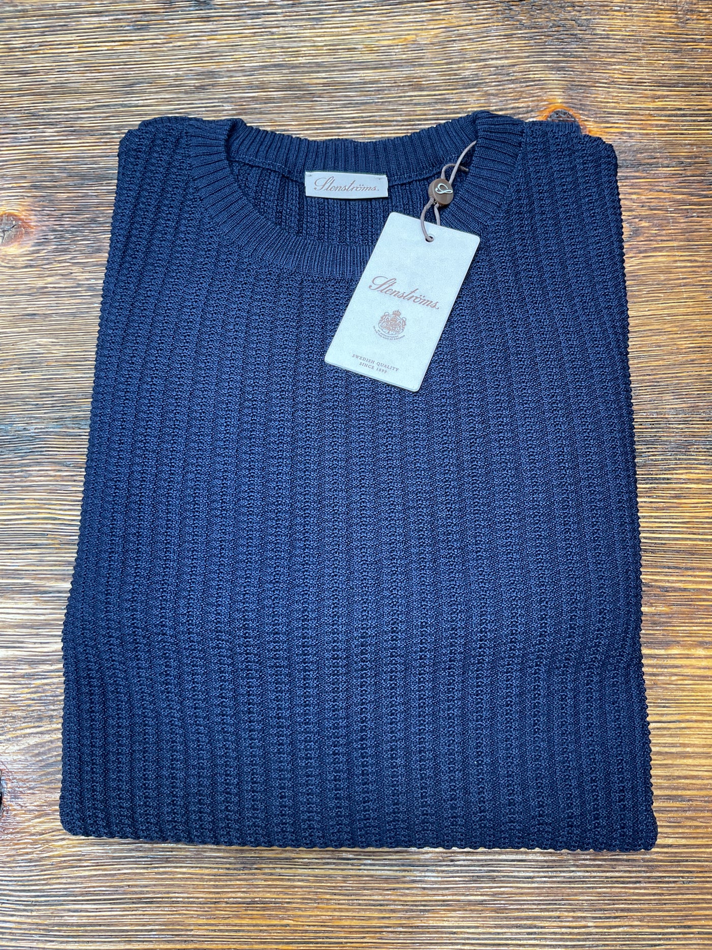 STENSTROMS Merino Navy Knit