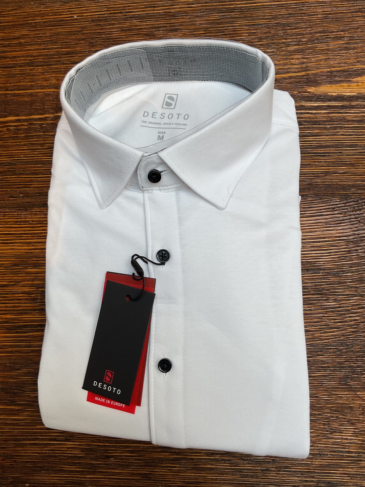 DESOTO Plain White Plain Shirt