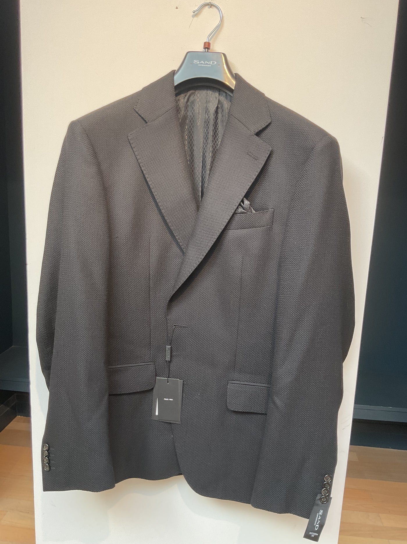 SAND Hopsack Jacket Black