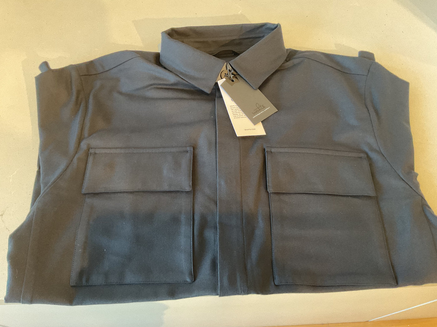 WANTS Ewen Shirt Jacket Navy