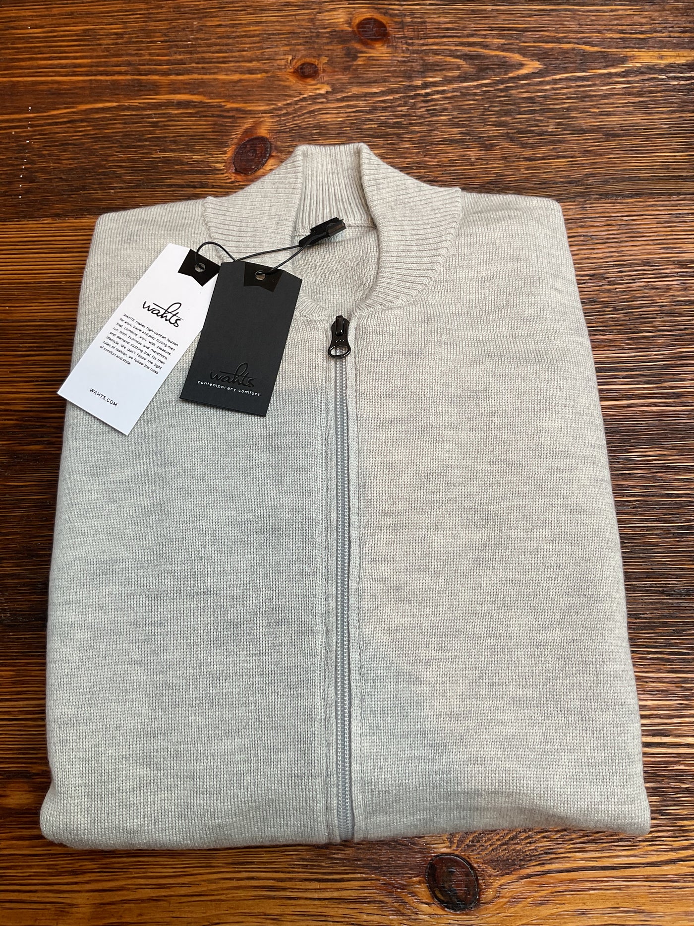 WAHTS Warner Full Zip Winter White