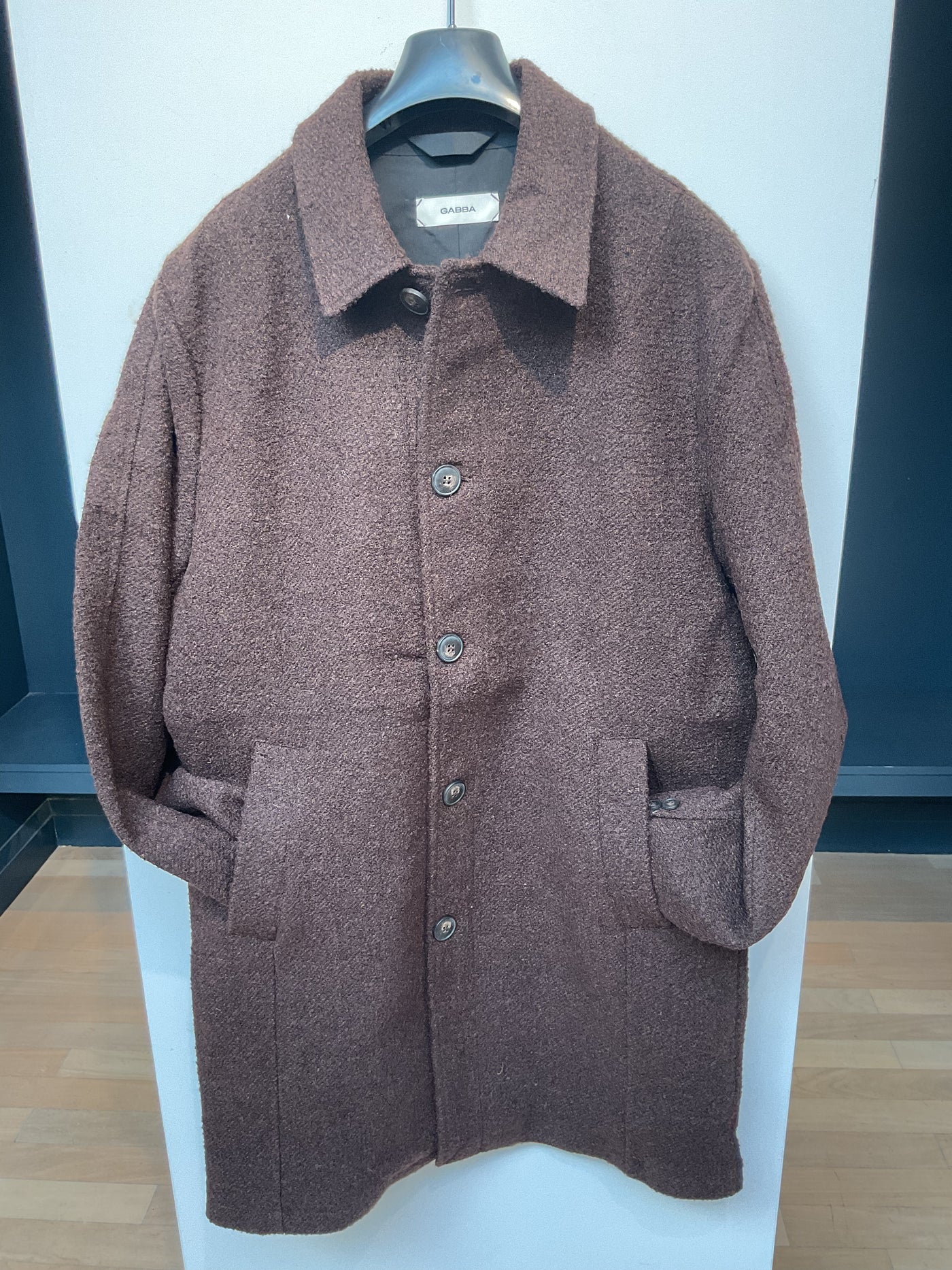 GABBA Milano Boucle Coat Brown