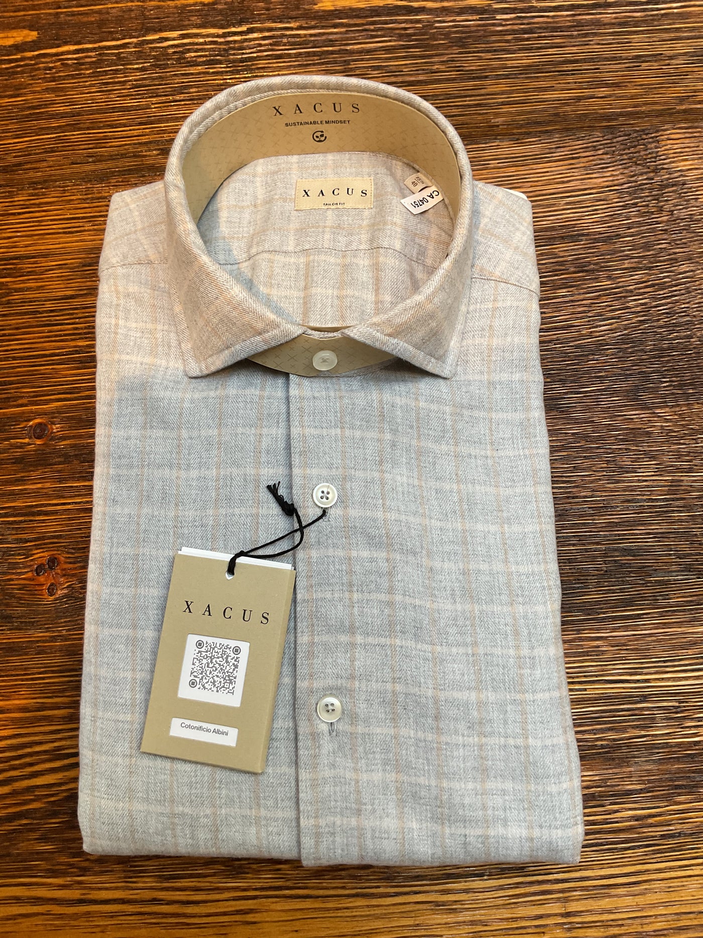 XACUS Tencil Check Shirt