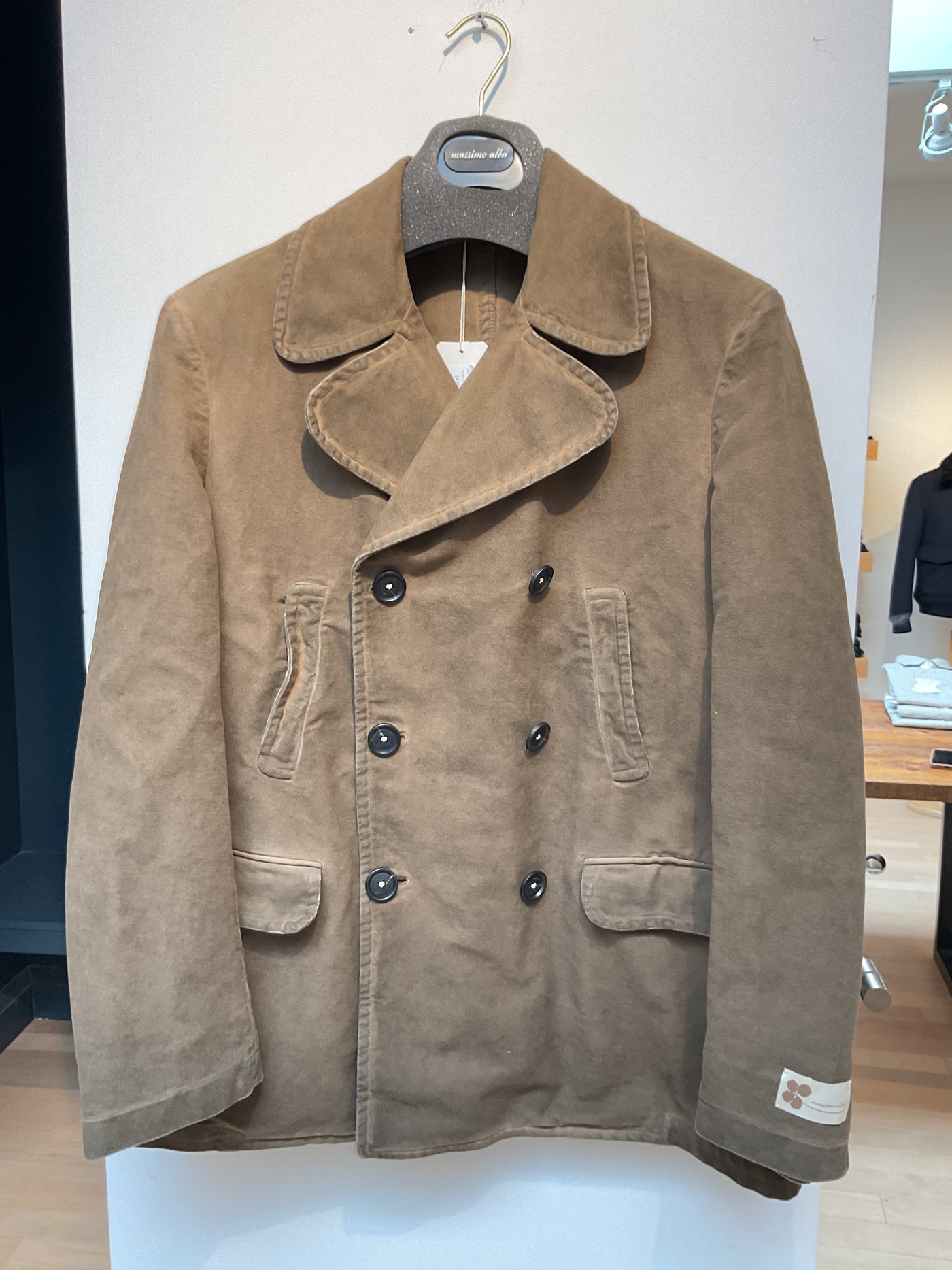 MASSIMO ALBA Pea Coat Rusk