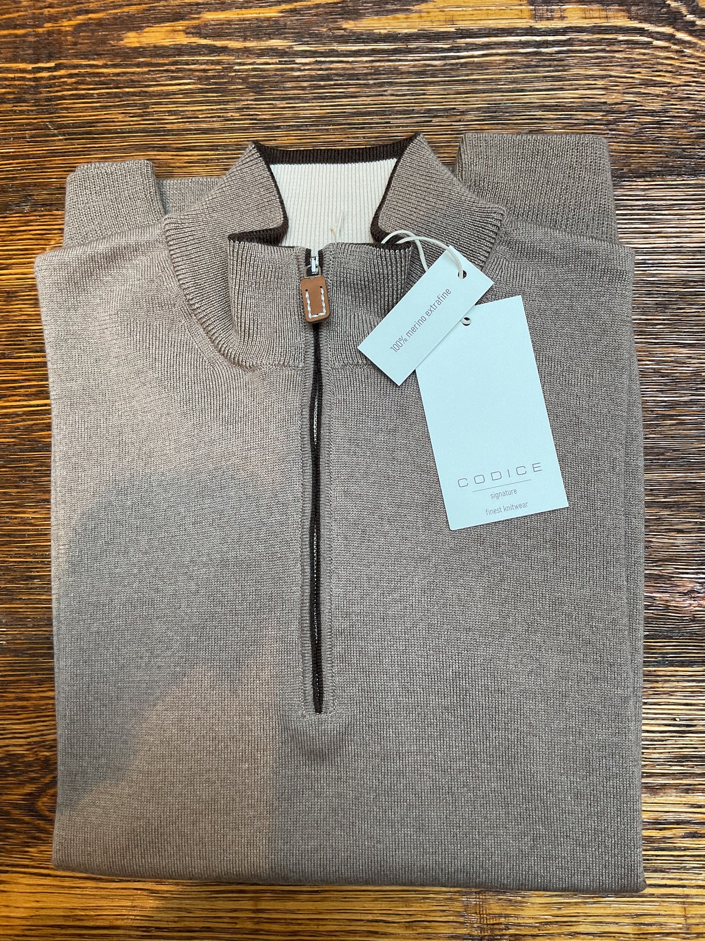 CODICE Oatmeal Half Zip