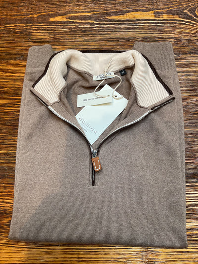 CODICE Oatmeal Half Zip
