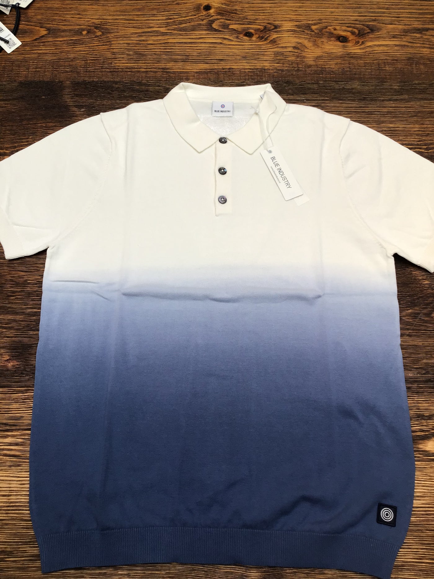 BLUE INDUSTRY Hombre Polo Blue