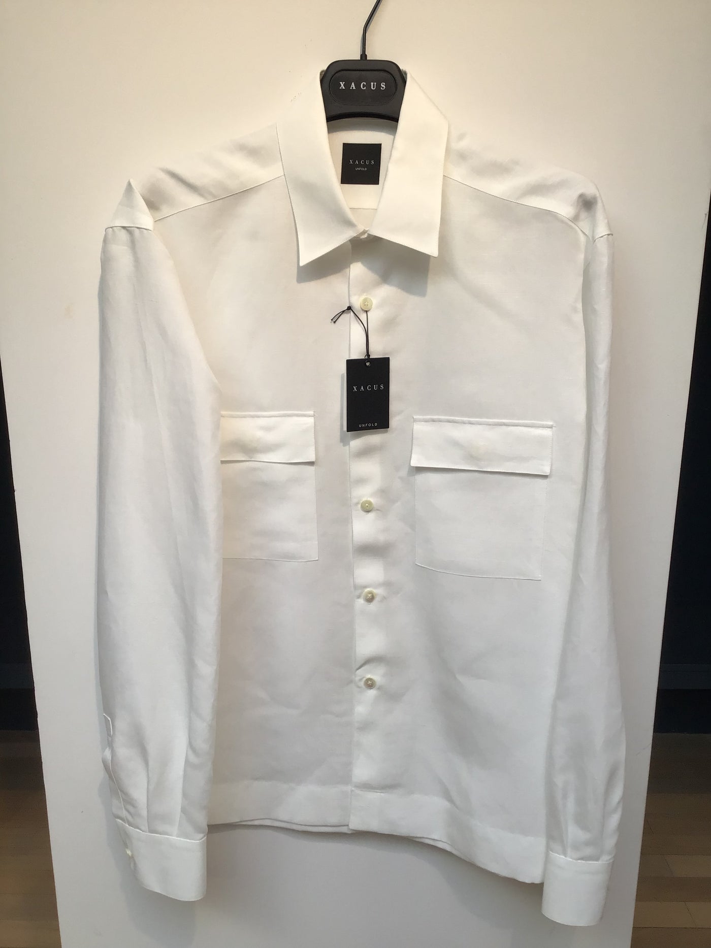 XACUS 2 Pocket Shirt Linen White
