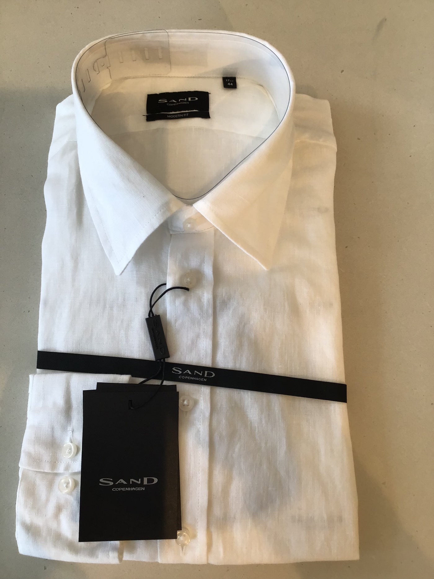 SAND State Linen Shirt White