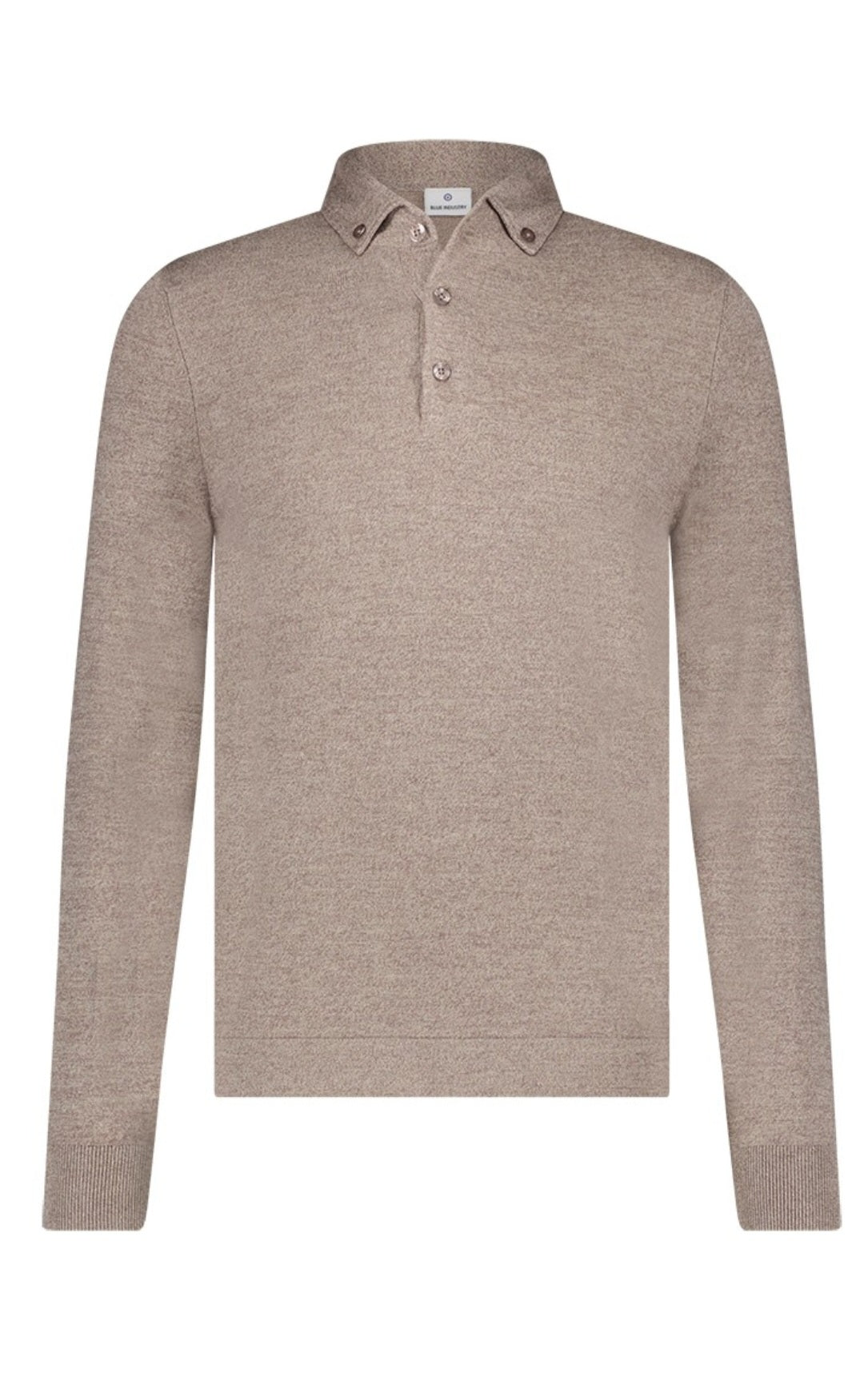 BLUE INDUSTRY LS Polo Taupe