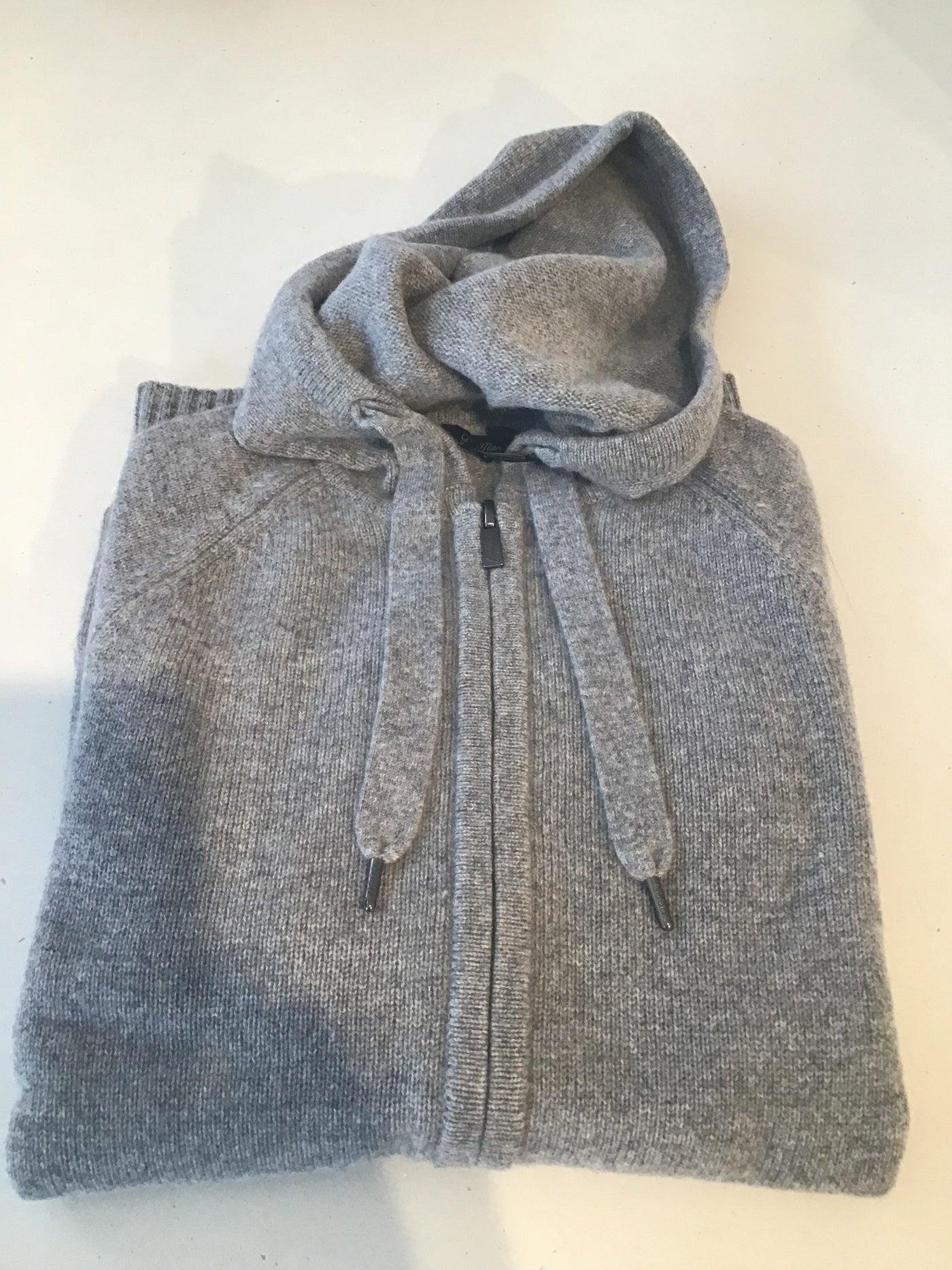 GOOD MAN BRAND Cashmere Zip Hood Grey