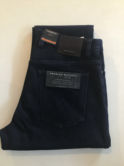 ALBERTO Indigo Dark Pipe Jean