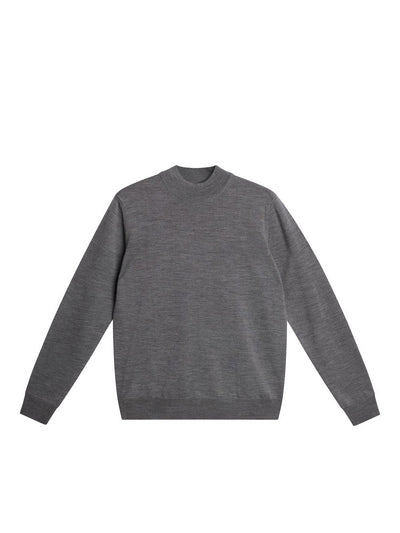 J. LINDEBERG Korman Mock Neck Grey