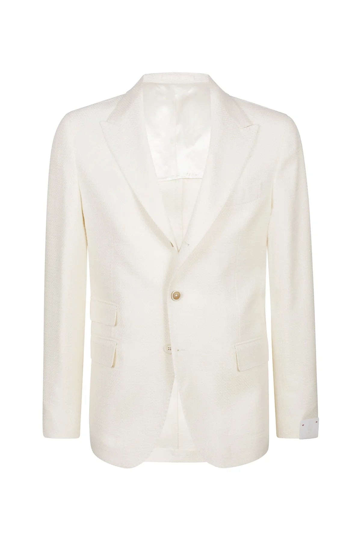 ELEVENTY Linen Jacket White