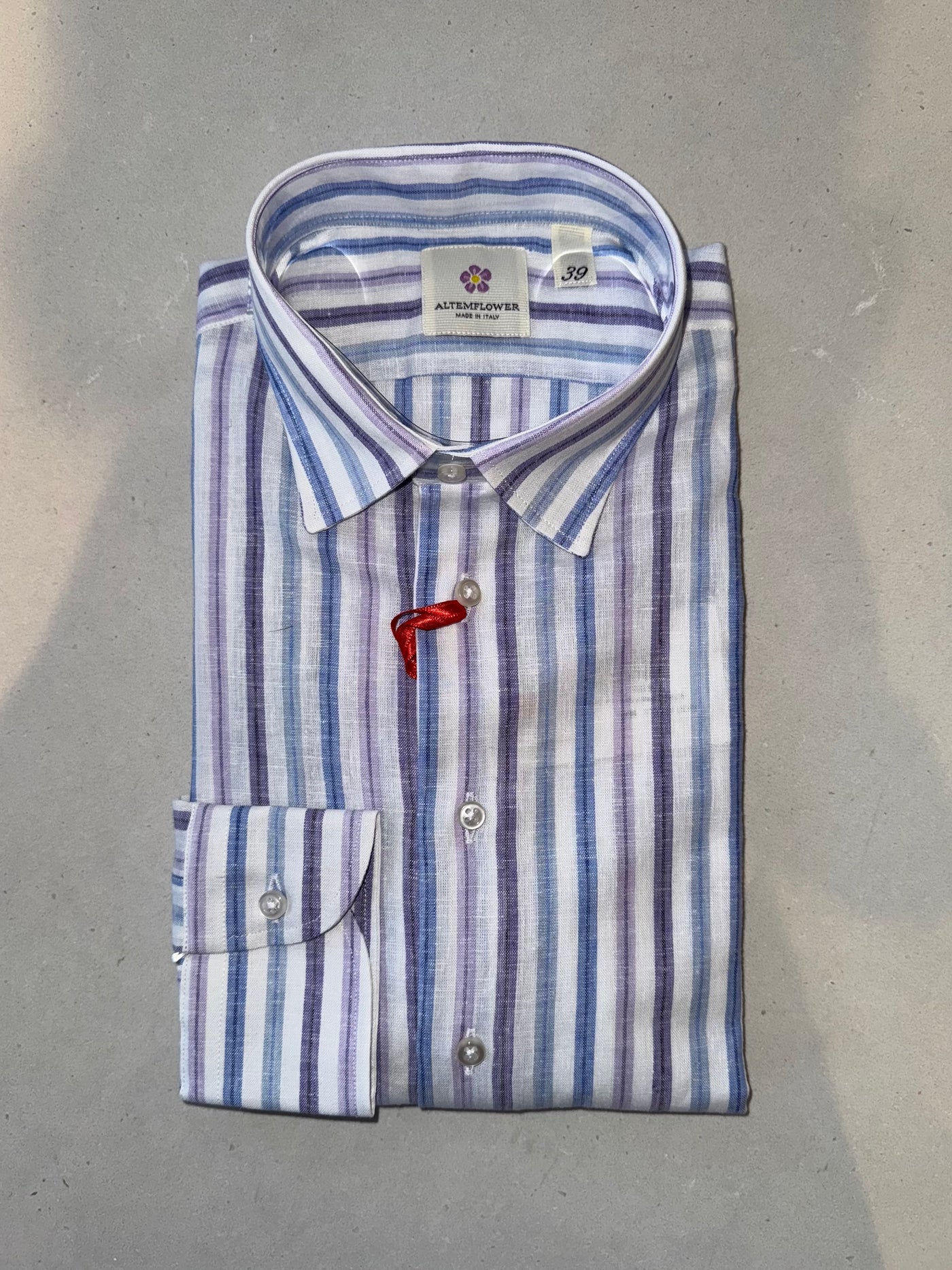 ALTEMFLOWER Blue Lilac Stripe Shirt