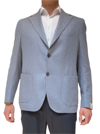 ELEVENTY Soft Blue Grey Jacket