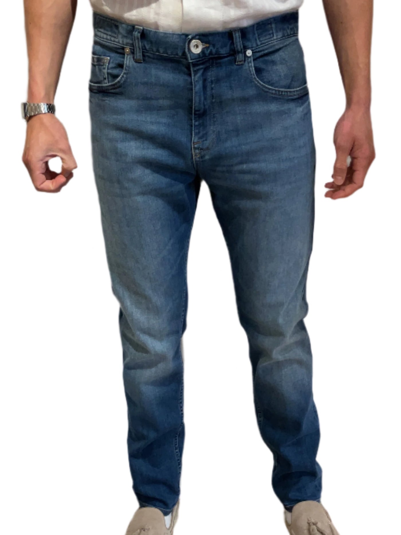 ELEVENTY Four Season Blue Jean