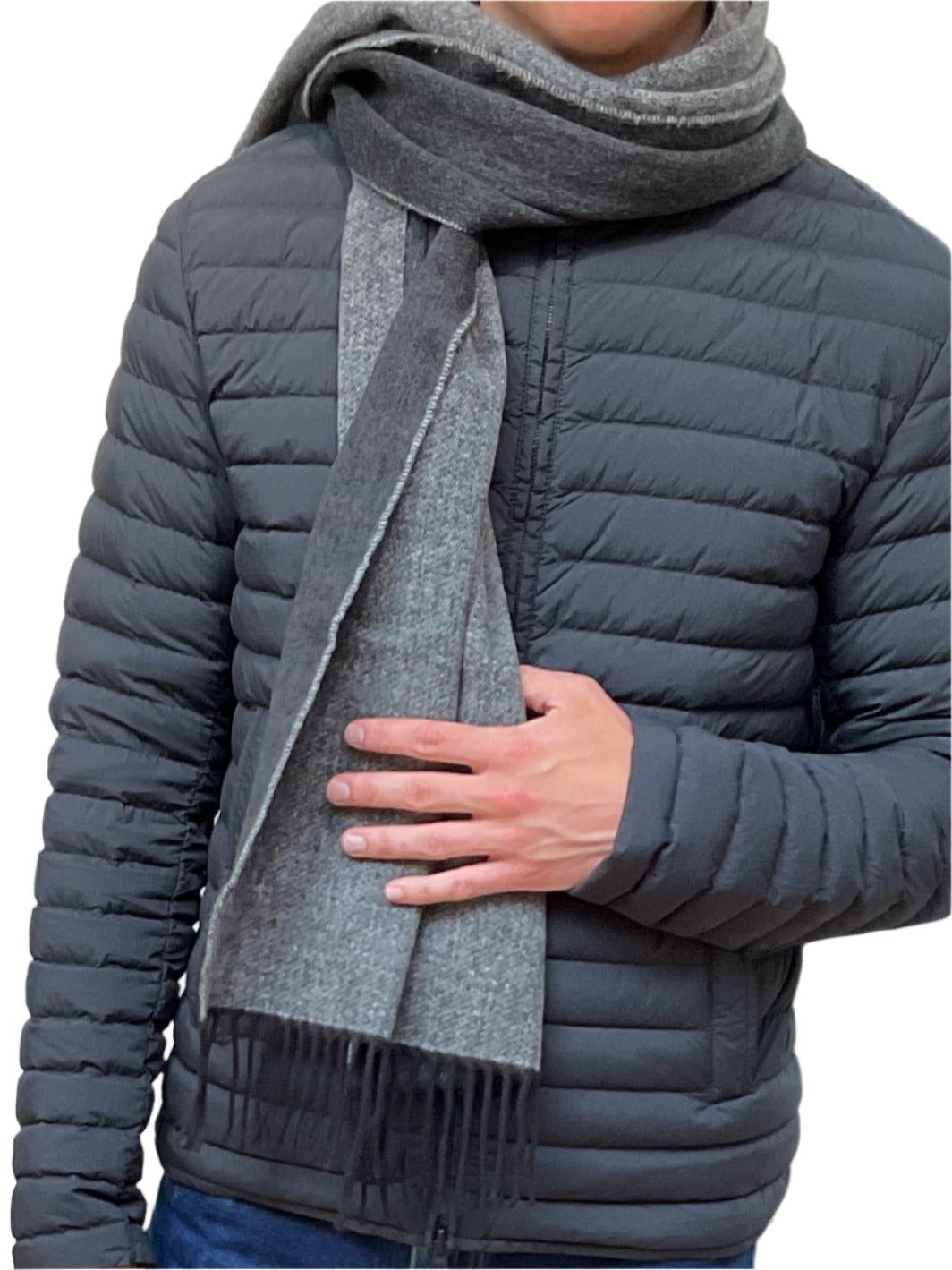 COLMAR Double face scarf | GREY