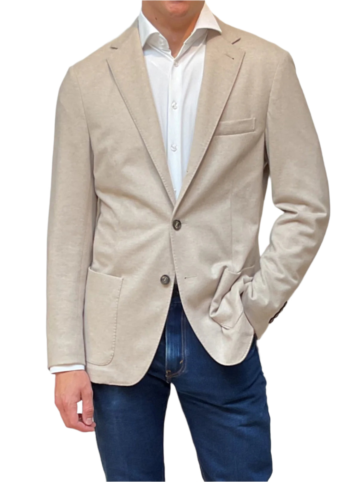 ELEVENTY Tan Melange Jacket