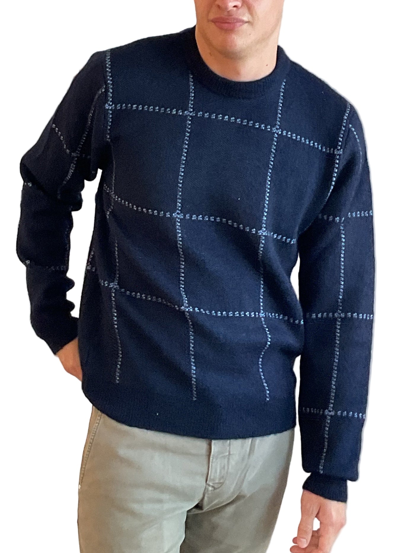 JACOB COHEN Window Blue Knit