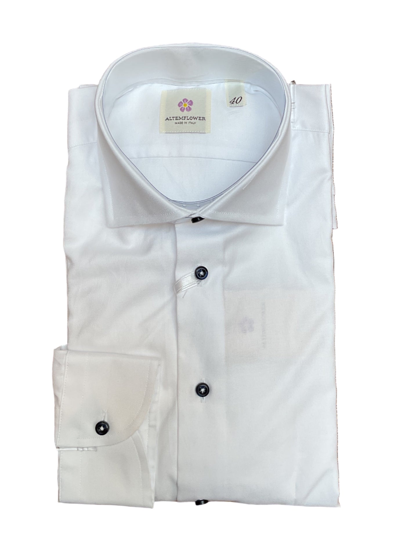 ALTEMFLOWER Cotton Dress Shirt | WHITE