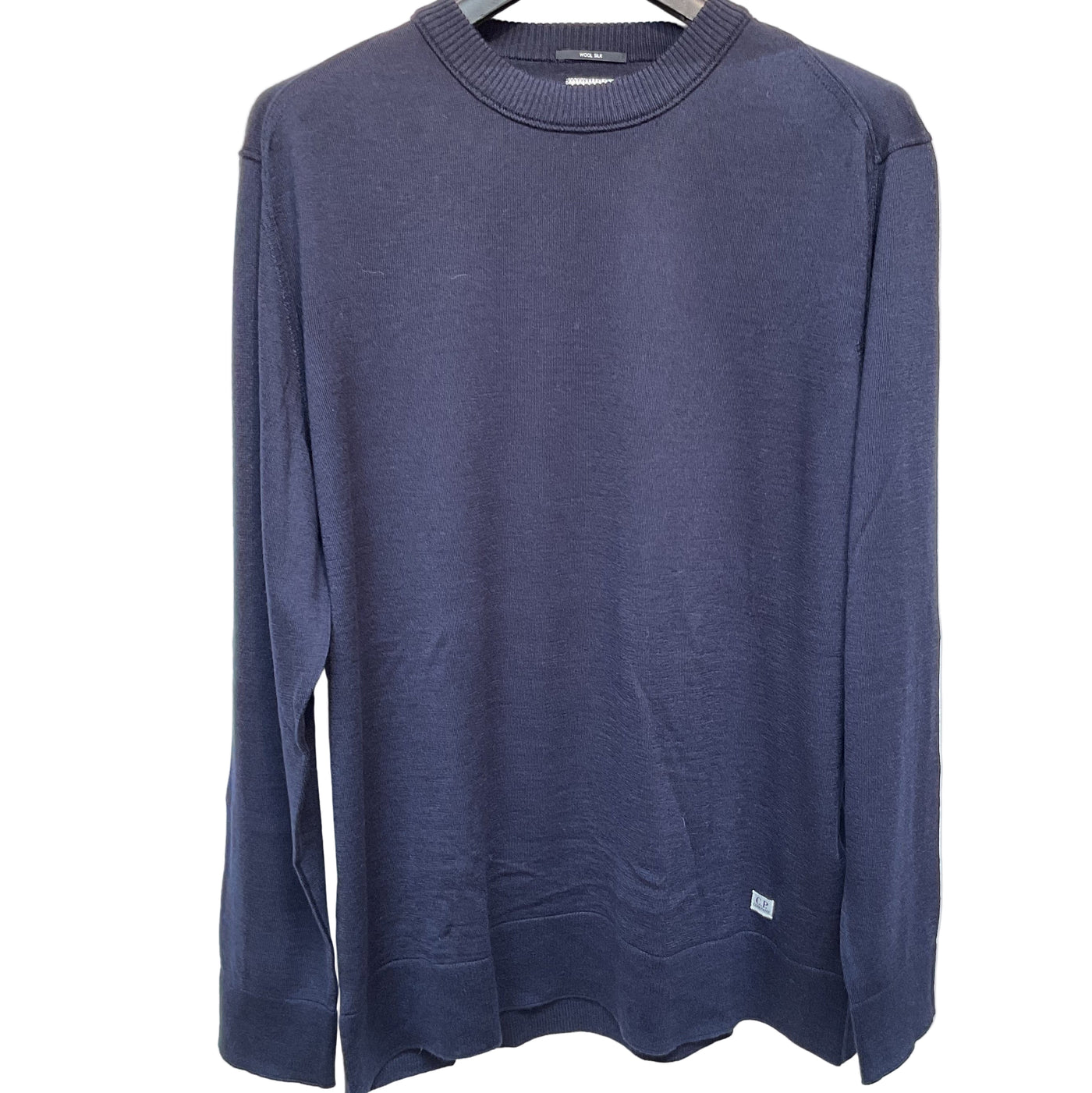 C.P COMPANY Knit Crew Silk and Wool | BLUE