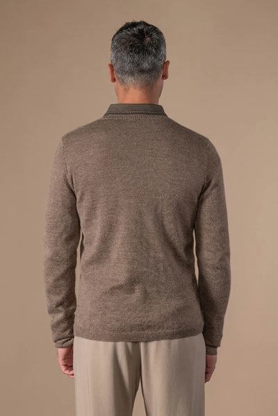 ERNEST ALPACA SWEATER | MOKA